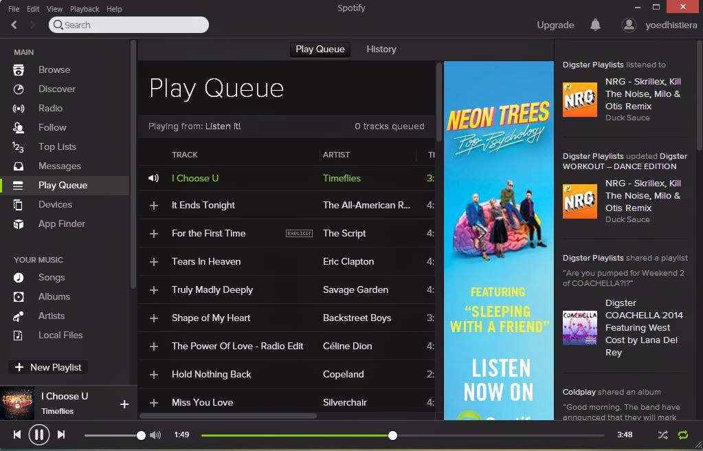 Does Spotify Download Your Play Queue